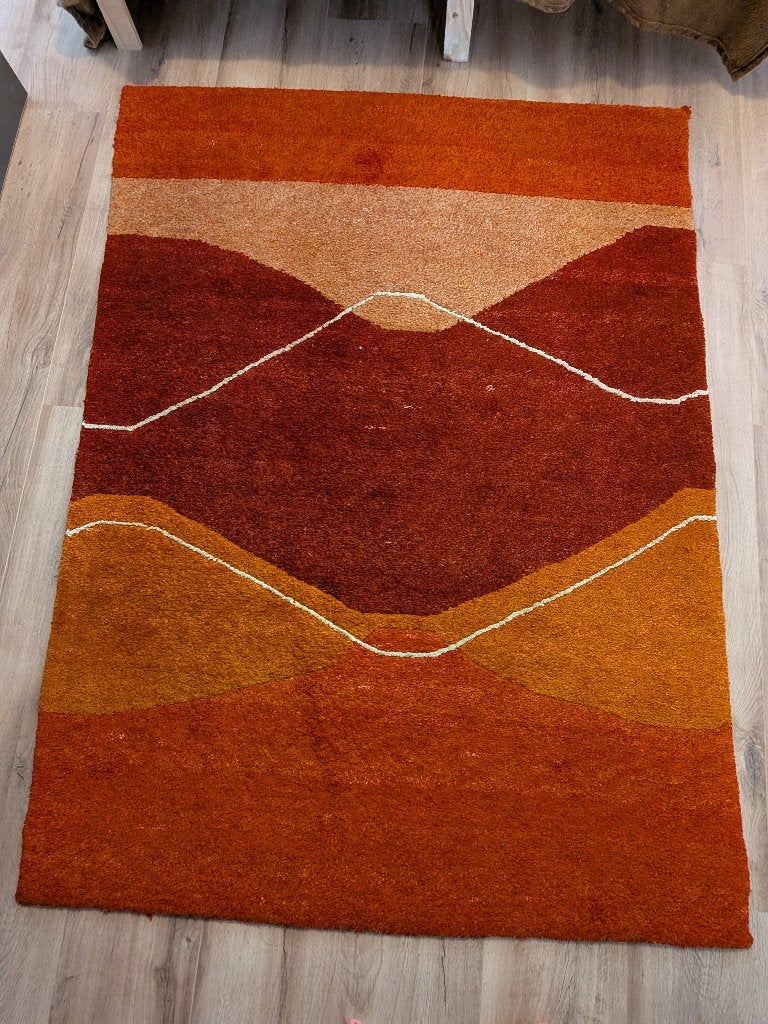 Gabbeh Indian carpet, Antiek en Kunst, Antiek | Kleden en Textiel, Ophalen of Verzenden