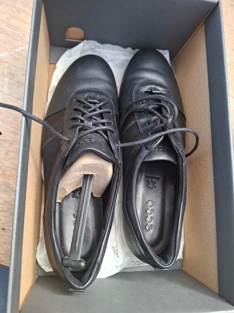 ECCO zwarte nieuwe veter SCHOENEN maat 38, Ecco, Zwart, Nieuw, Ophalen of Verzenden