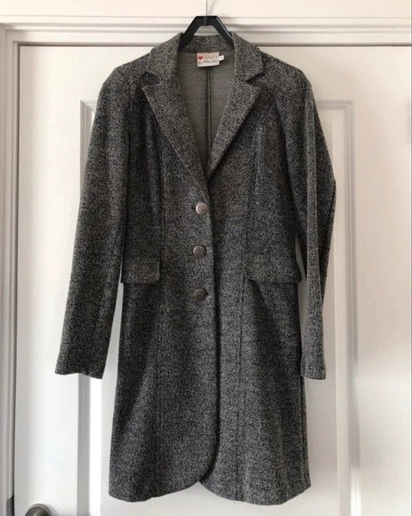 Helena Hart grijze lange blazer  nieuw XS, Nieuw, Jasje, Maat 34 (XS) of kleiner, Grijs