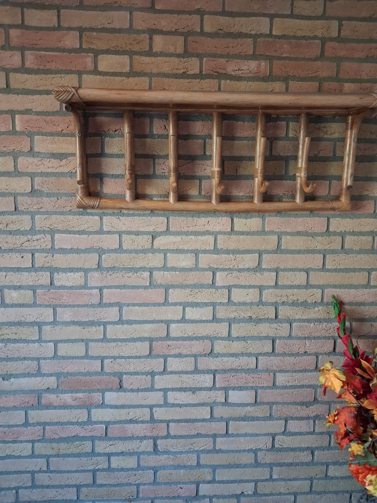 retro bamboe kapstok, Ophalen