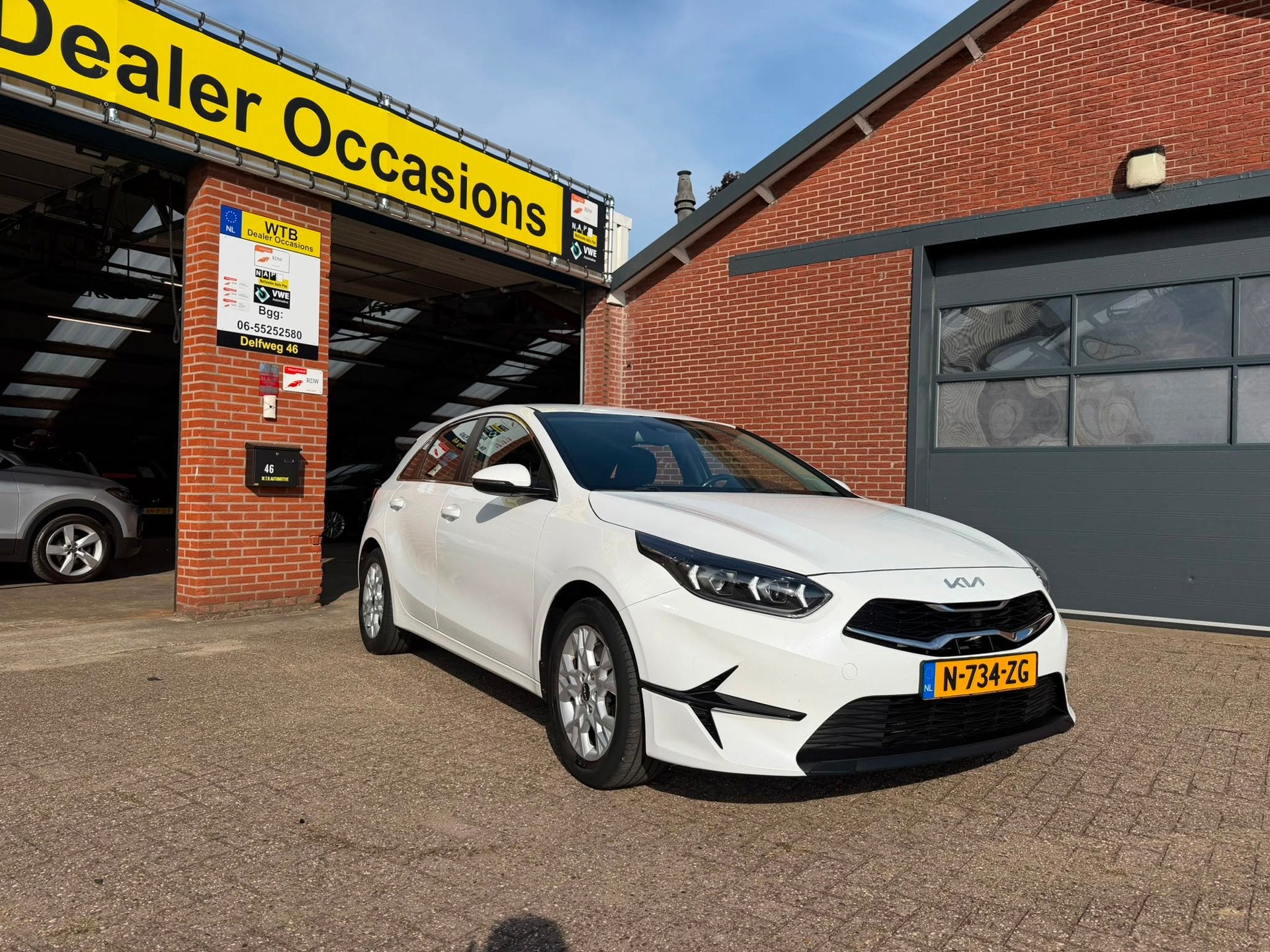 Kia Ceed 1.0 T-GDi DynamicLine, Navi, 1e Eig Dealer ondh.,, Auto's, Voorwielaandrijving, Dealer onderhouden, Stof, Gebruikt