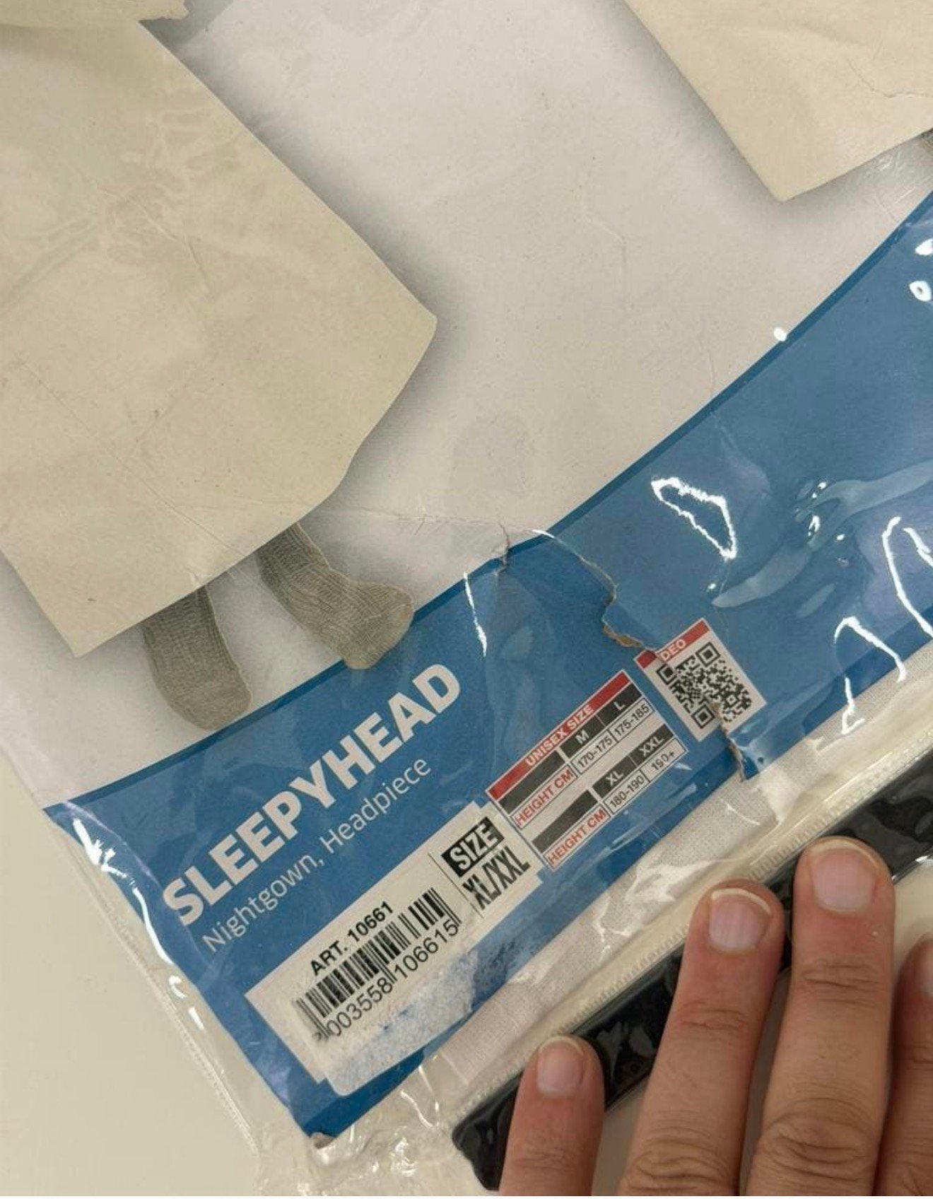 Slaap kostuum nachtjapon Jaap XL nieuw carnaval verkleden, Ophalen of Verzenden, H, H, H
