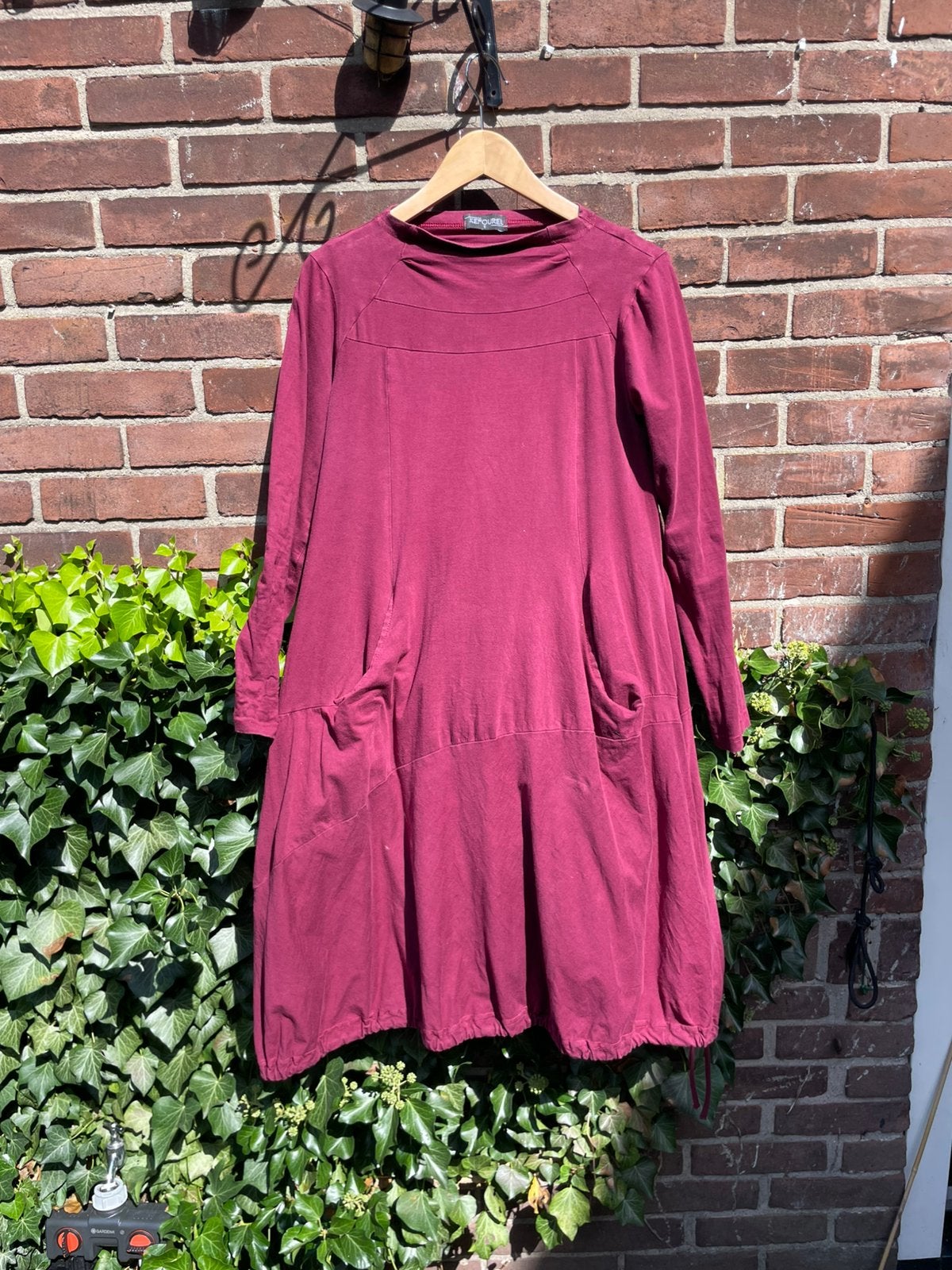Jurk kepourel mt s /40, Kleding | Dames, Jurken, Ophalen of Verzenden, Zo goed als nieuw, Maat 38/40 (M), Knielengte