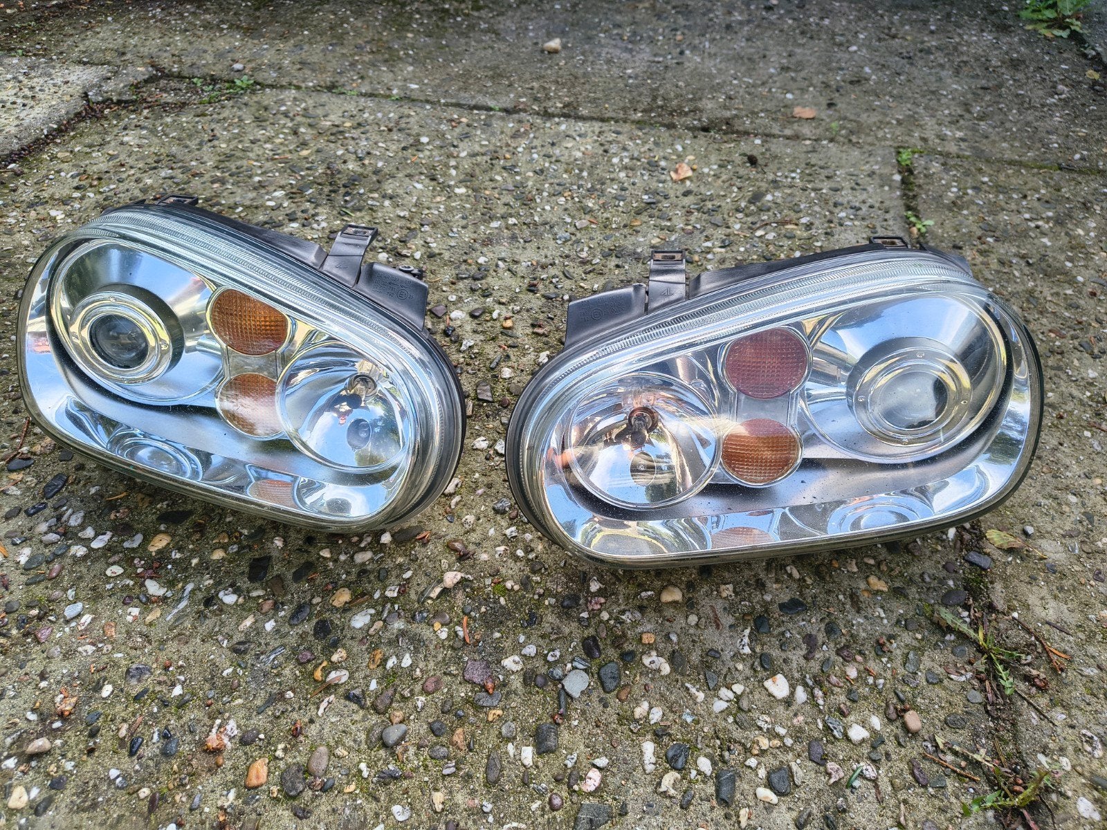 Volkswagen Golf 4 R32 xenon gen 2 koplampen compleet, Ophalen, Gebruikt, Volkswagen