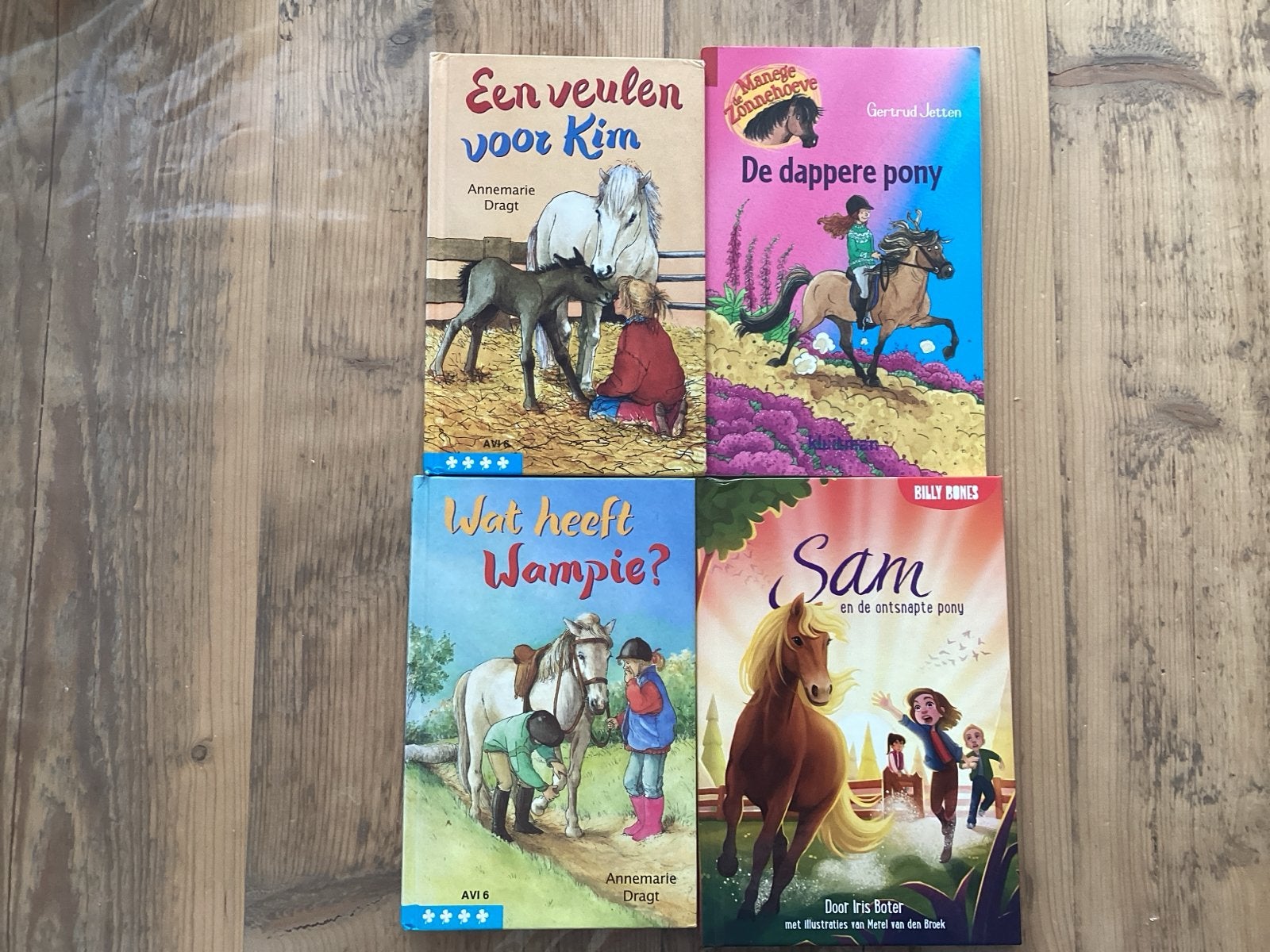 4 paardenboeken: Een veulen voor Kim, De dappere pony, etc., Ophalen of Verzenden, Gelezen, Fictie algemeen