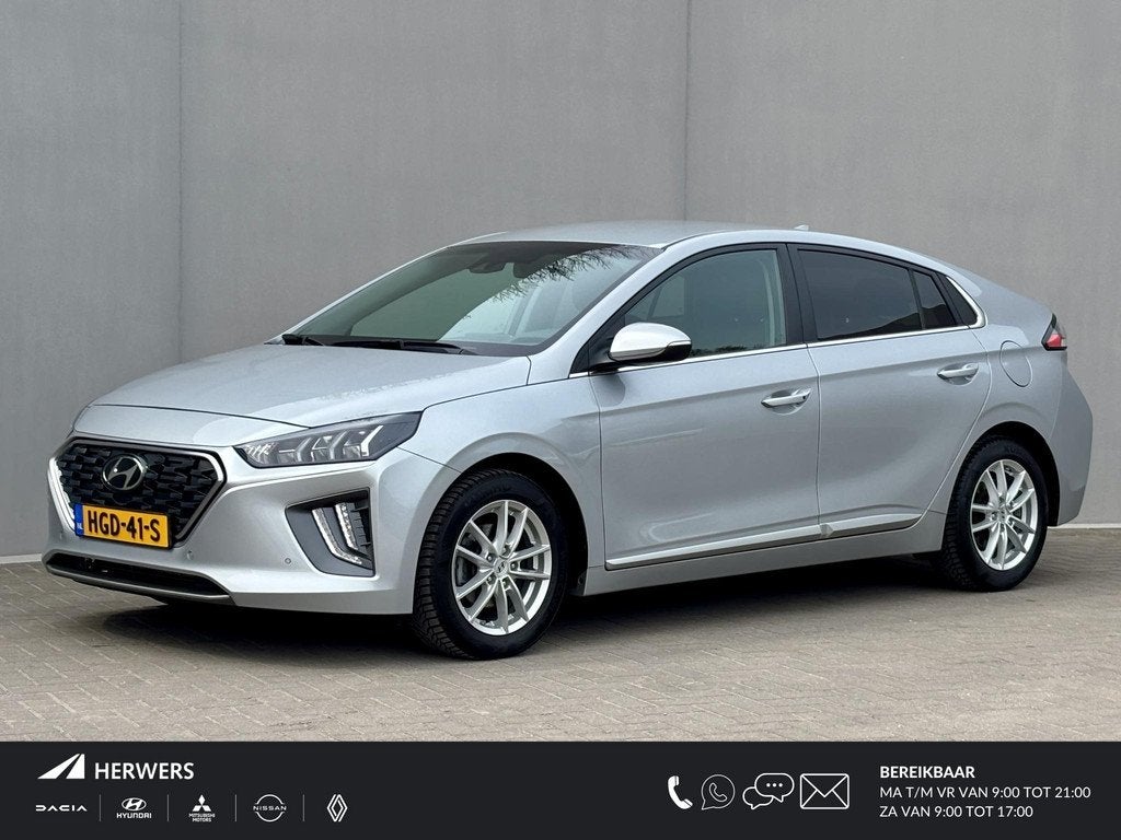 Hyundai IONIQ 1.6 GDi Premium / Stoelventilatie / Stuur-, St, Auto's, Hyundai, Gebruikt, 2 kWh, IONIQ, Hybride Elektrisch/Benzine