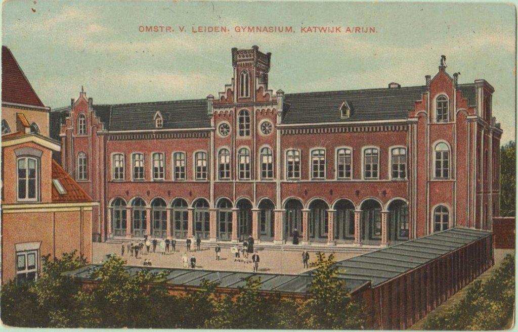 Katwijk aan den Rijn v. Leiden Gymnasium 1911, Ophalen, Voor 1920, Ongelopen, Zuid-Holland