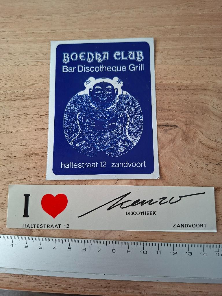 Stickers Zandvoort disco, Ophalen of Verzenden, Zo goed als nieuw, Overige typen
