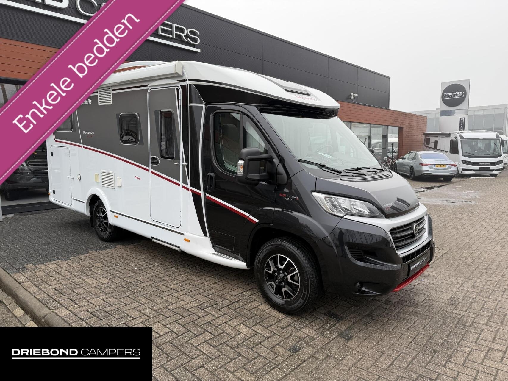 Dethleffs Globebus GT T006 Enkele Bedden Zonnepaneel 2X Airc, Caravans en Kamperen, Campers, Airconditioning, Achteruitrijcamera