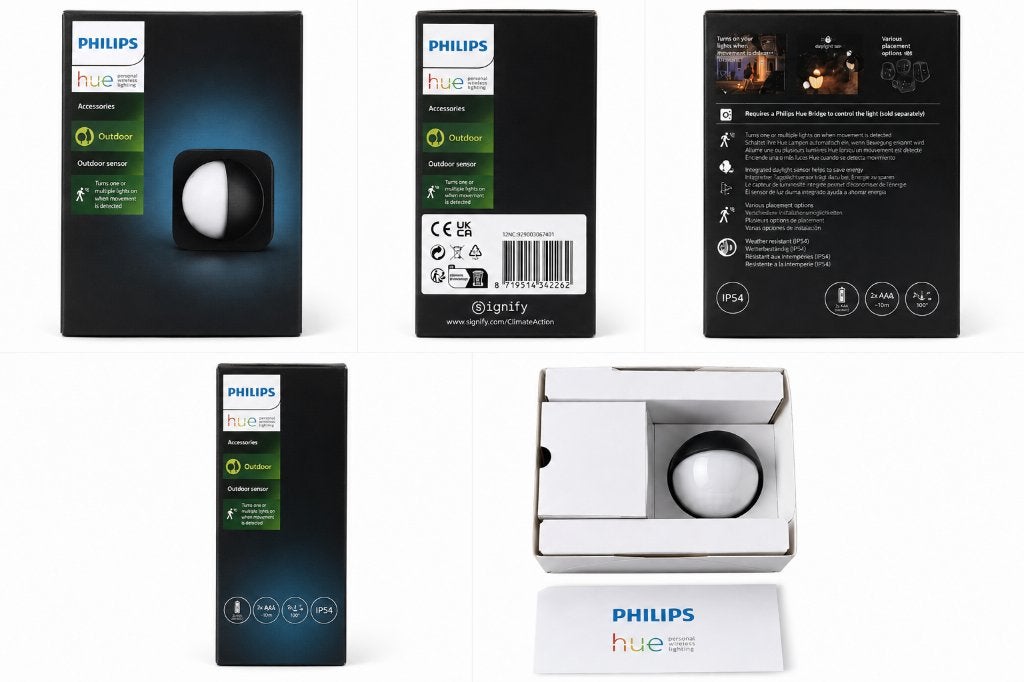 Philips Hue Outdoor Motion Sensor – Nieuw in doos, Ophalen, Kunststof, Minder dan 50 watt, Overige typen