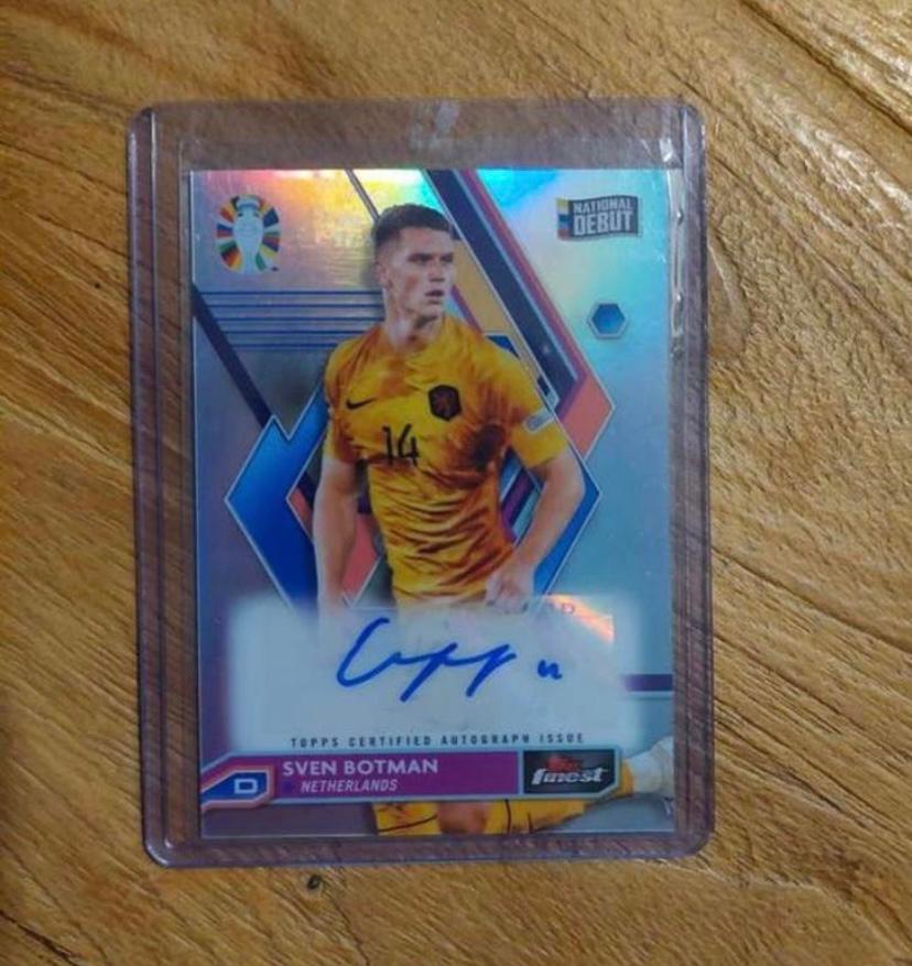Sven Botman Autograph Topps Nederlands elftal, Ophalen of Verzenden, Zo goed als nieuw, Plaatje
