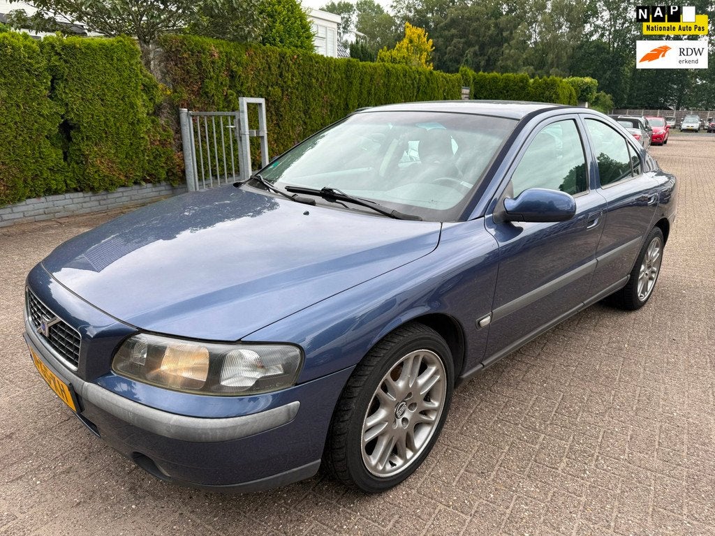 Volvo S60 2.4 Edition ECC NAVI LMV, Voorwielaandrijving, Stof, Gebruikt, Blauw