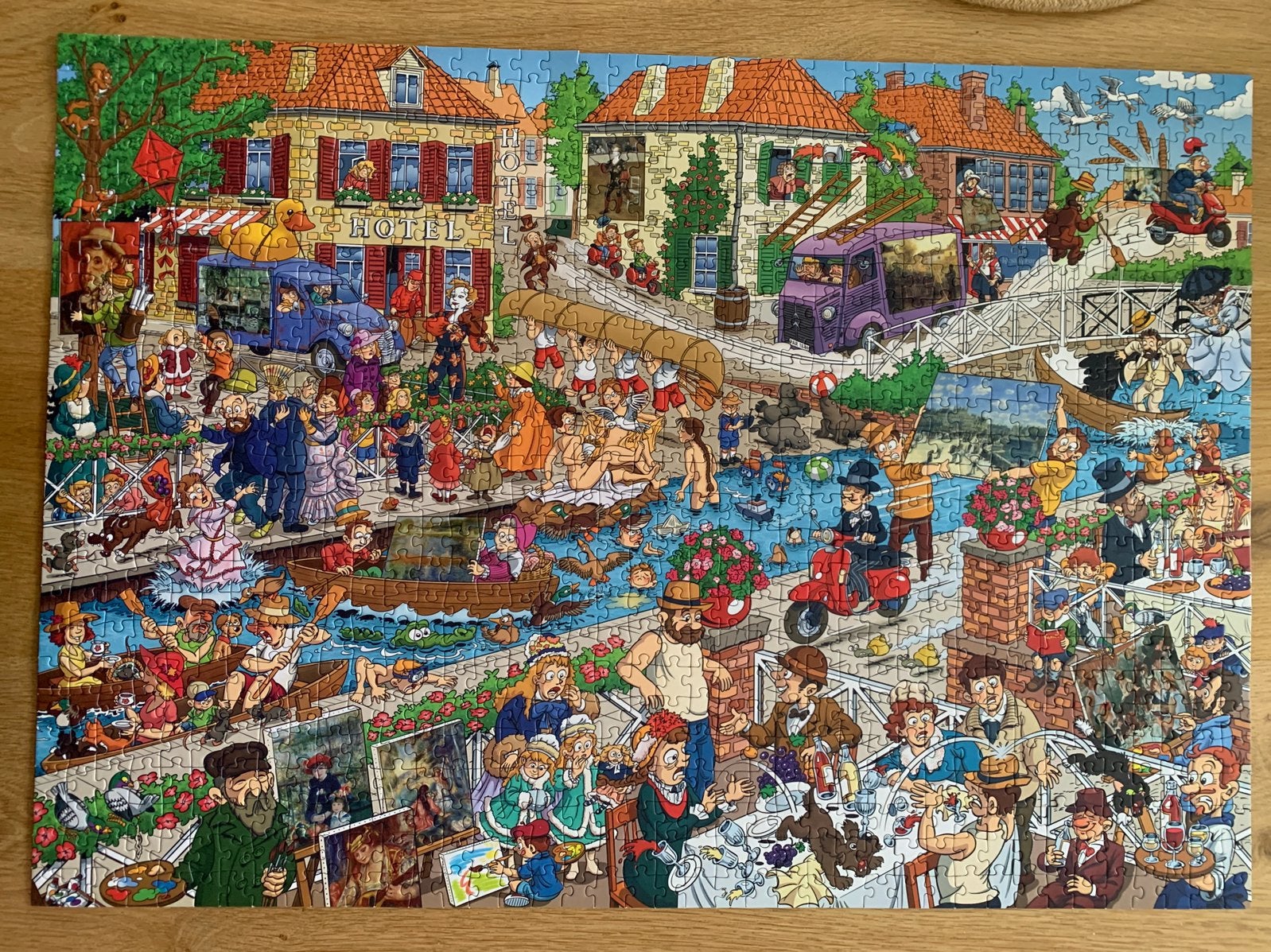 Puzzel That's life gallery edition Pierre A.Renoir, Hobby en Vrije tijd, Ophalen of Verzenden, 500 t/m 1500 stukjes, Zo goed als nieuw