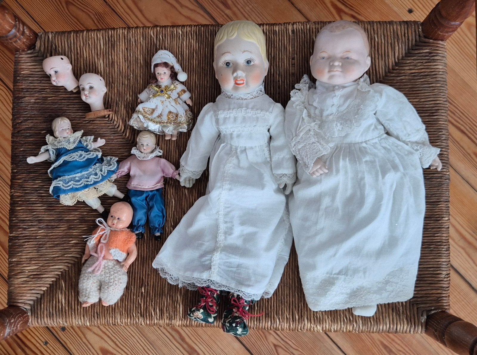 Diverse porseleinen poppen, Verzamelen, Ophalen of Verzenden, Gebruikt, Pop
