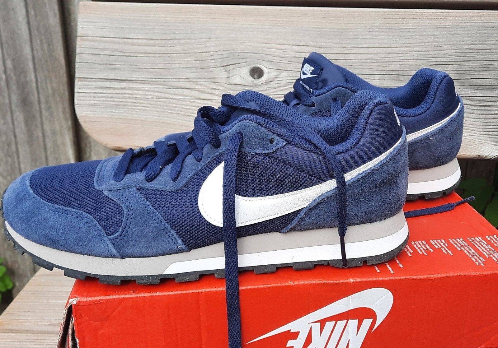 Nieuw Nike MD Runner sneakers schoenen maat 40 blauw, Nike, Nieuw, Sneakers of Gympen, Verzenden