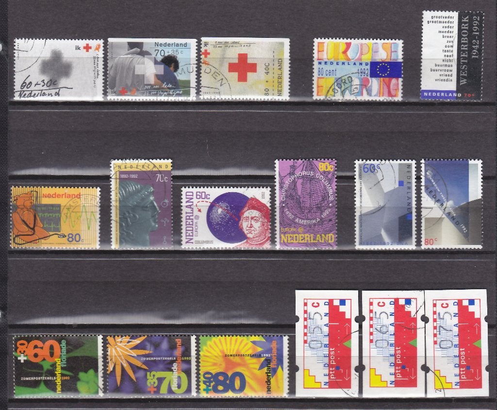 Nederland leuk restantje6 Gestempeld, Ophalen of Verzenden, Na 1940, Gestempeld