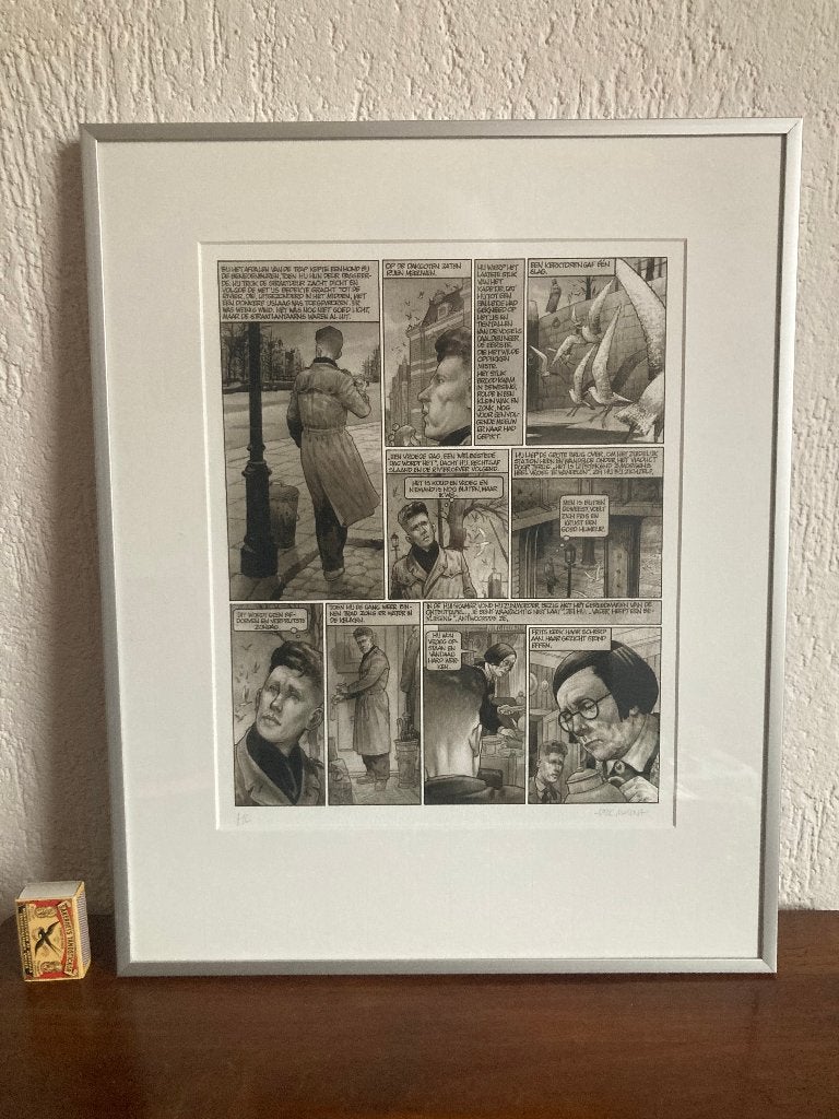 Dick Matena De Avonden Gerard Reve gesigneerde zeefdruk, Antiek en Kunst, Kunst | Litho's en Zeefdrukken, Gelimiteerde oplage