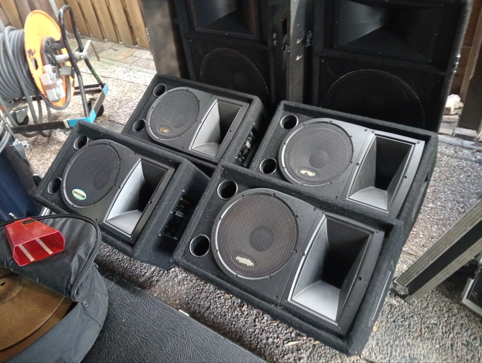 4 x studio Samson luidsprekers / boxen, Ophalen, Overige merken