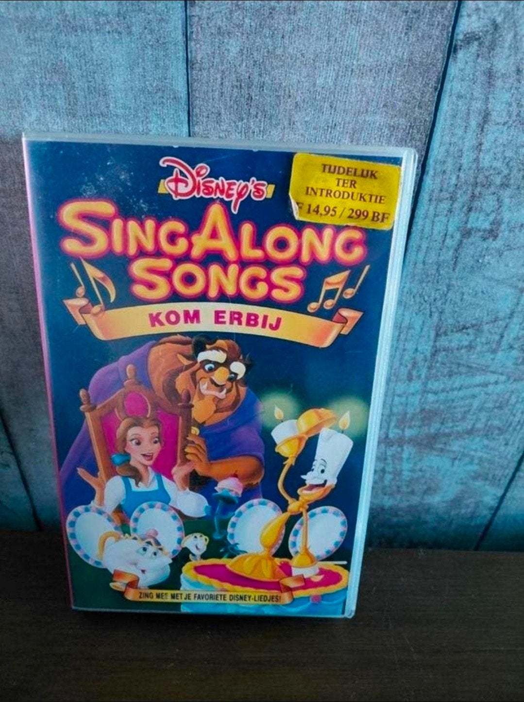 Disney SingAlongSongs 5 videoband Kom erbij., Gebruikt, Tekenfilm, Alle leeftijden, Ophalen of Verzenden