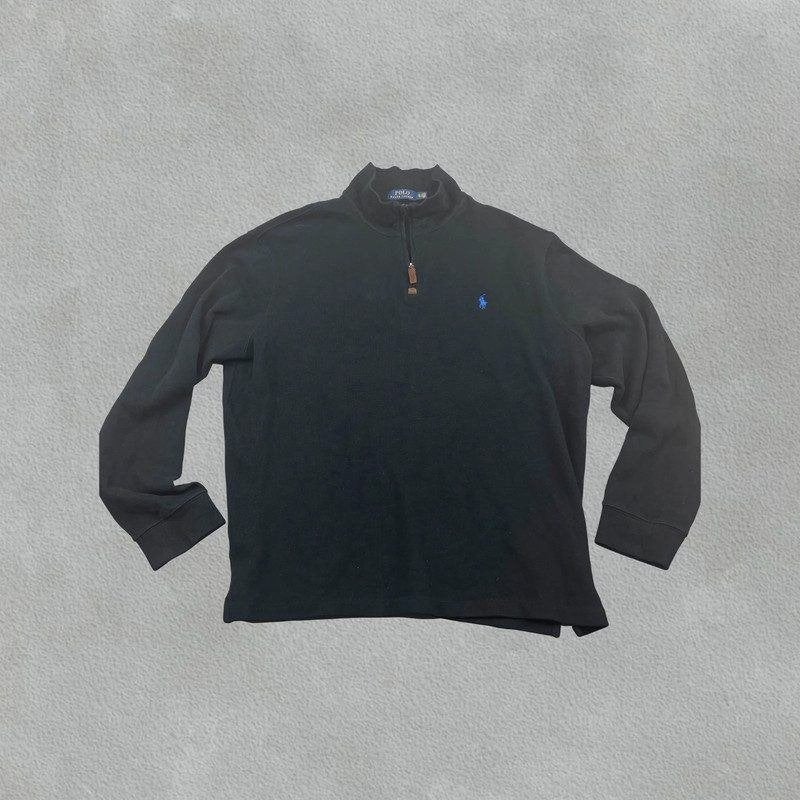 (1190) Zwarte Ralph Lauren Half Zip - Heren XL - Nieuw, Kleding | Heren, Bergen op Zoom, Verzenden, Zwart, Ralph Lauren