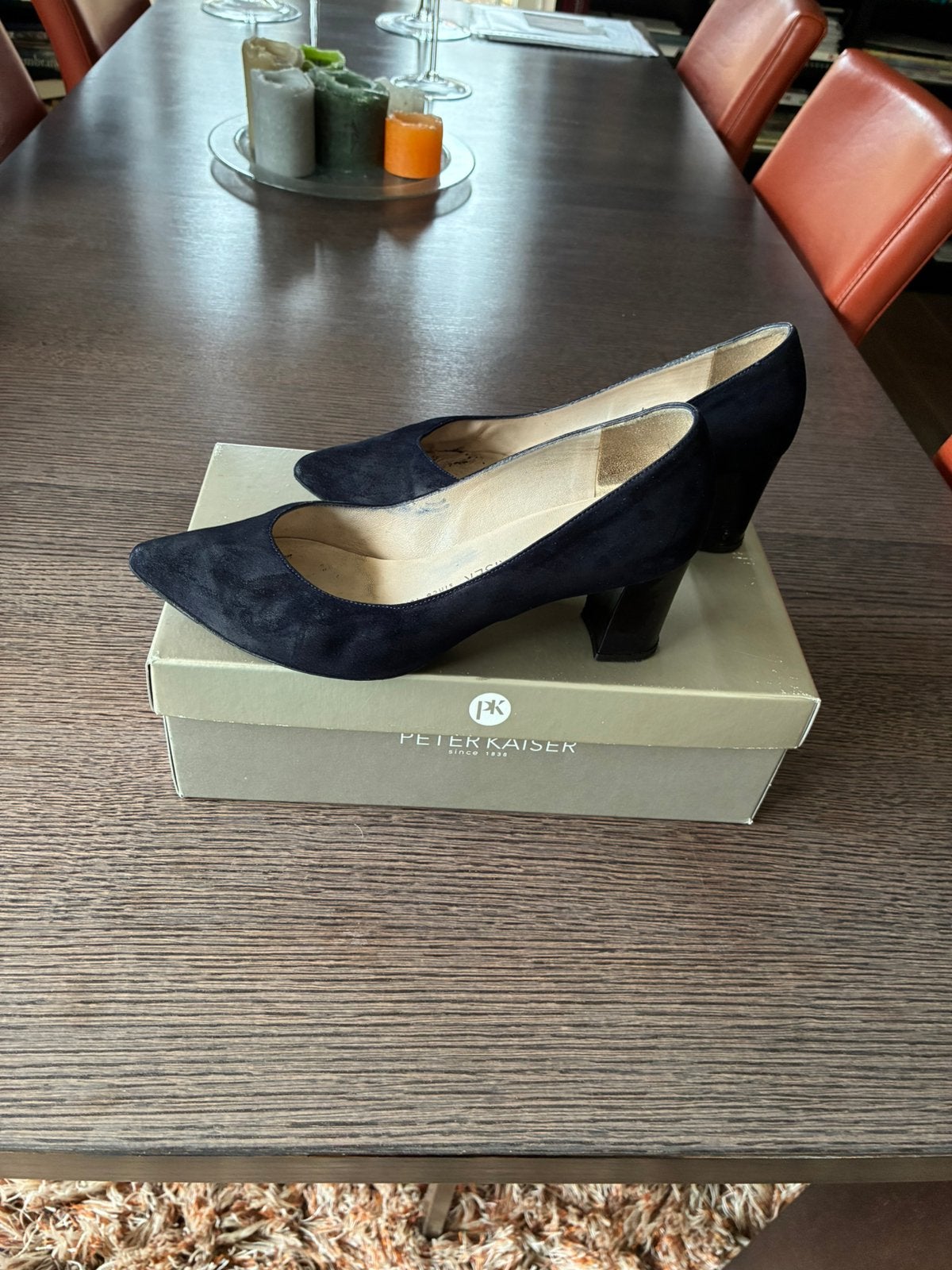 Gabor donkere blauwe, suède pumps., Pumps, Blauw, Ophalen of Verzenden, Zo goed als nieuw