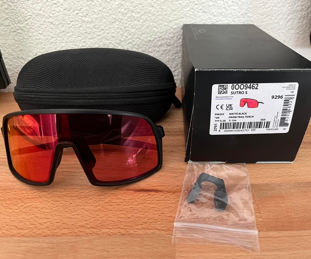 Oakley Sutro S Prizm Trail torch Bril, Ophalen of Verzenden, Zo goed als nieuw, Overige typen