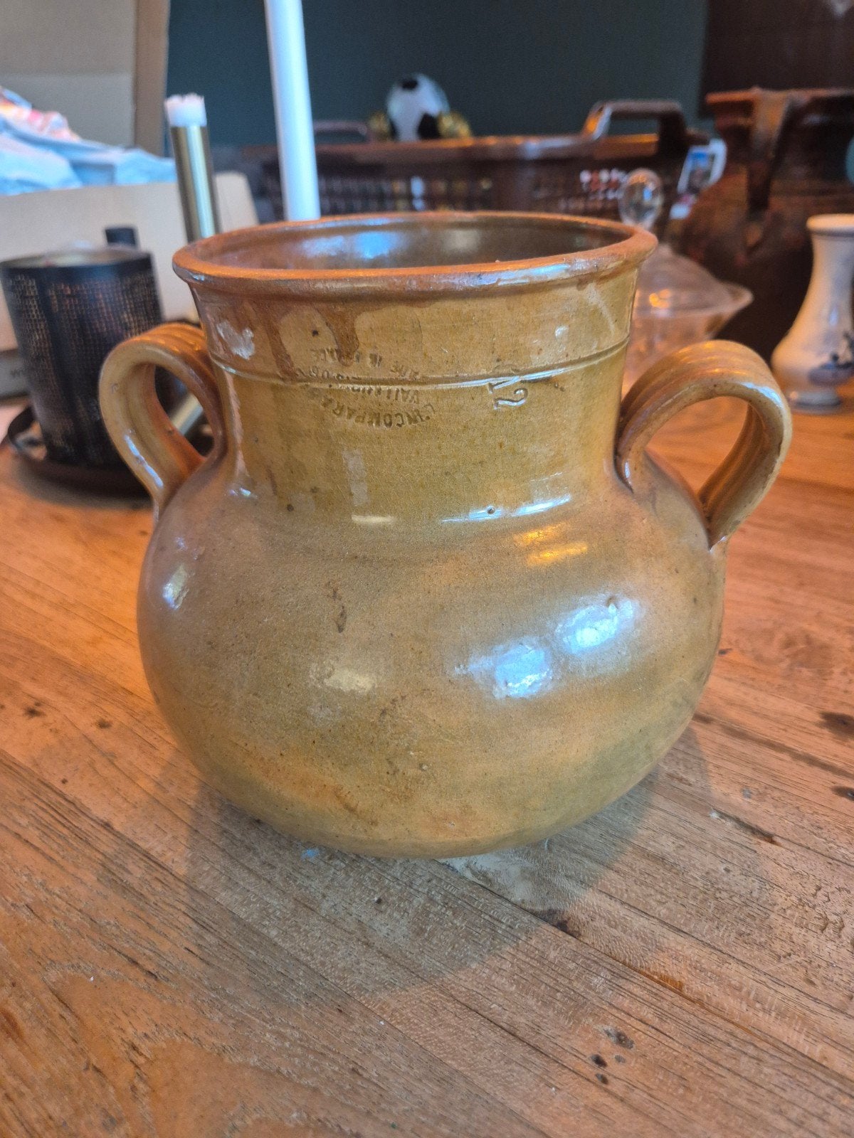 Franse L'Incomparable Vallauris toupin (kook-/voorraadpot), Antiek en Kunst, Ophalen of Verzenden