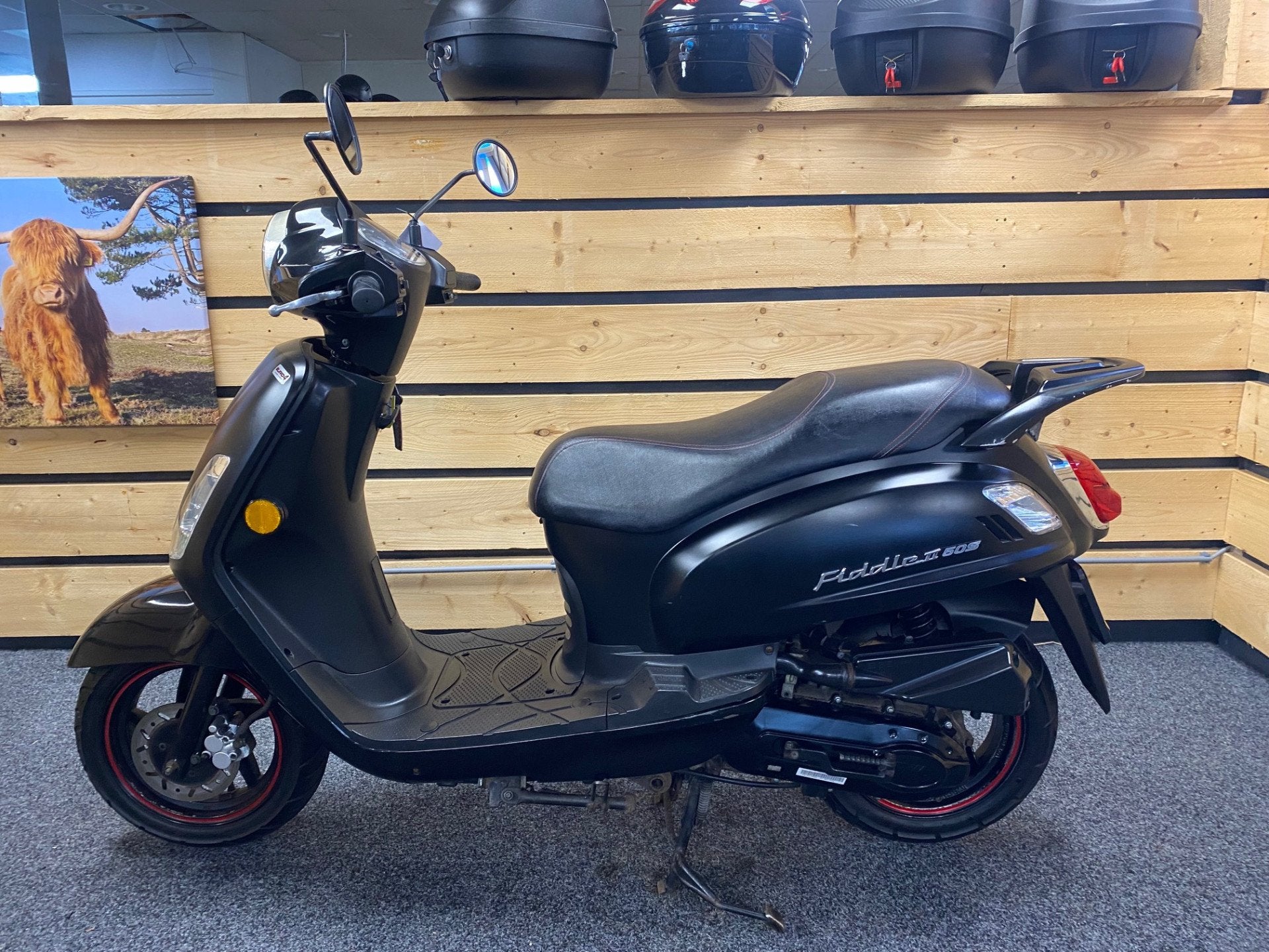 SYM Bromscooter Fiddle II (bj 2019), Bruin Scooterservice, Gebruikt, Jos@bruinautoservice.nl, 49 cc