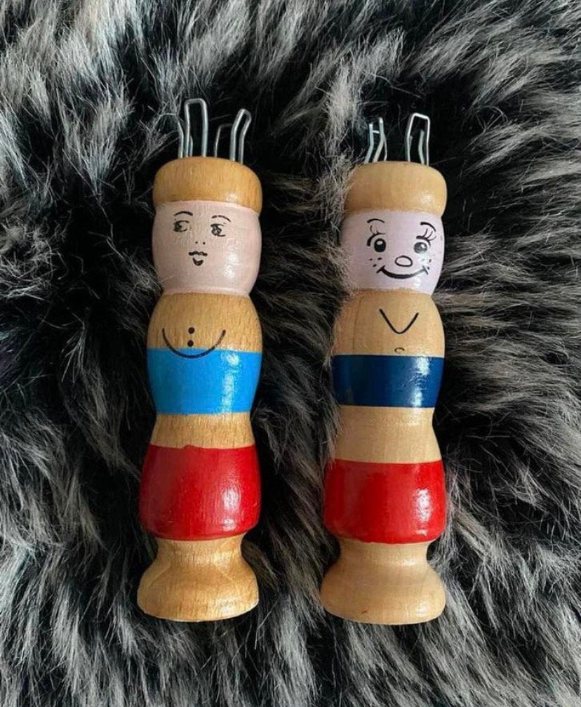 Punniken poppetjes / 2 stuks, Verzenden, Nieuw