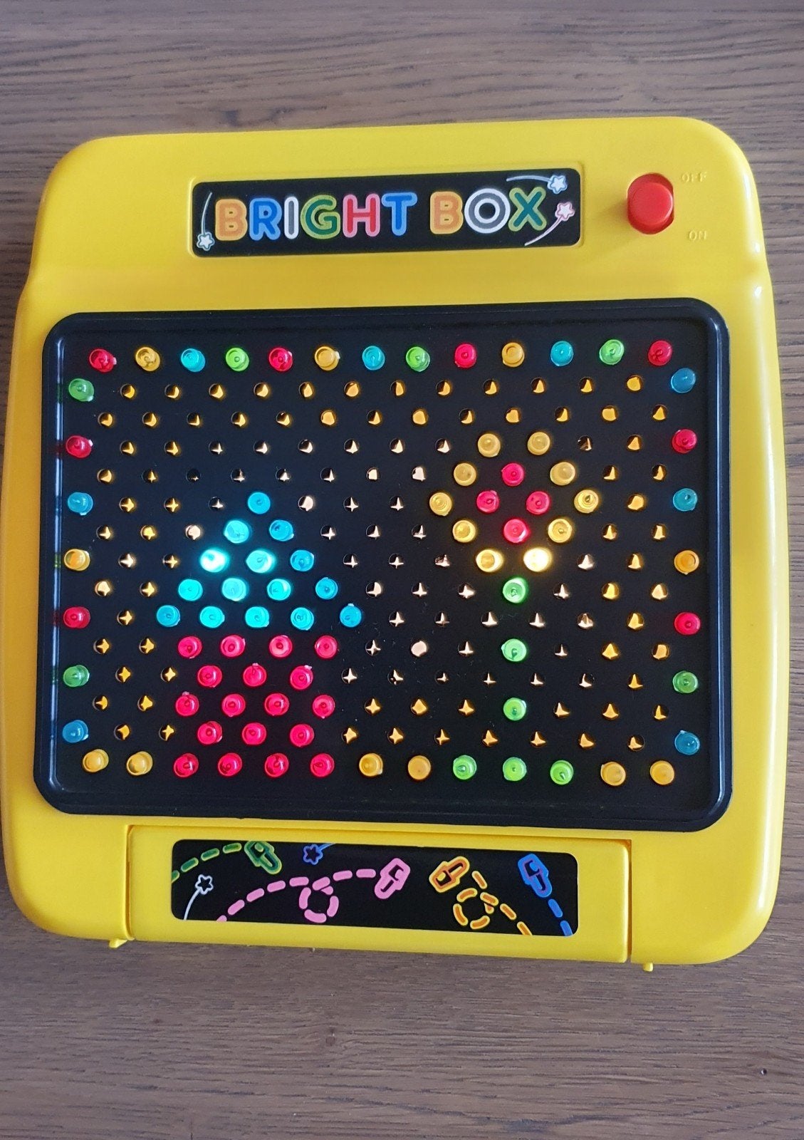 Vintage Bright box geel uit 1984., Ophalen of Verzenden, Gebruikt, Knutselen, Met licht