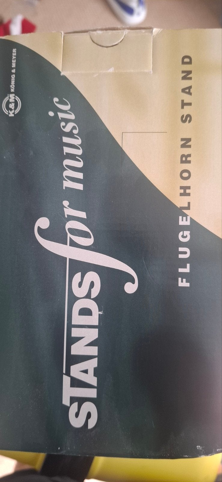 K&M Konig & Meyer Bugelhorn Stand, Ophalen, Zo goed als nieuw, Overige soorten, Met koffer of draagtas