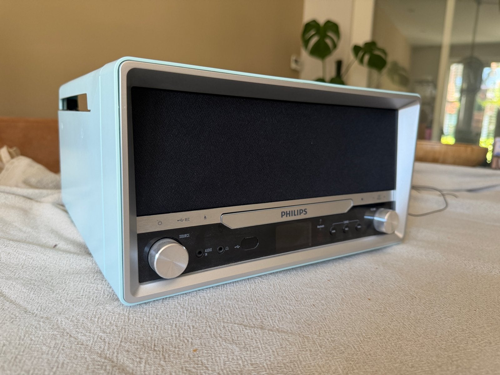 Philips Platenspeler met Radio en CD-speler, Ophalen, Zo goed als nieuw, Platenspeler, Philips