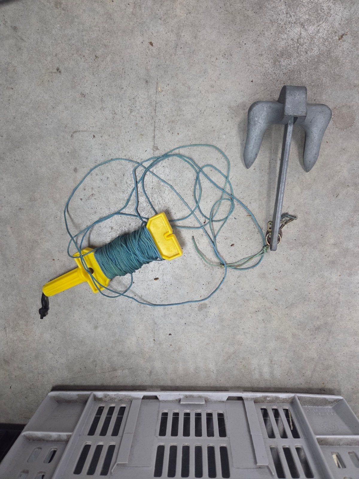 Anker met lijn, Ophalen of Verzenden, Gebruikt, Overige typen
