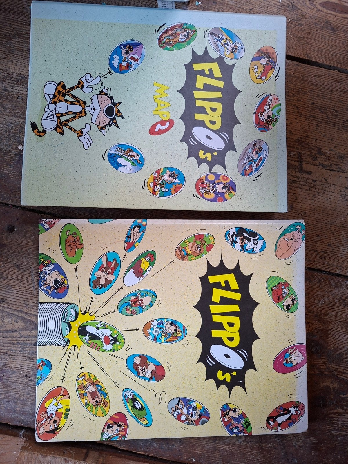 2 Flippo mappen, Verzamelen, Ophalen of Verzenden, Looney Tunes, Map, Album of Poster, Met verzamelmap(pen)