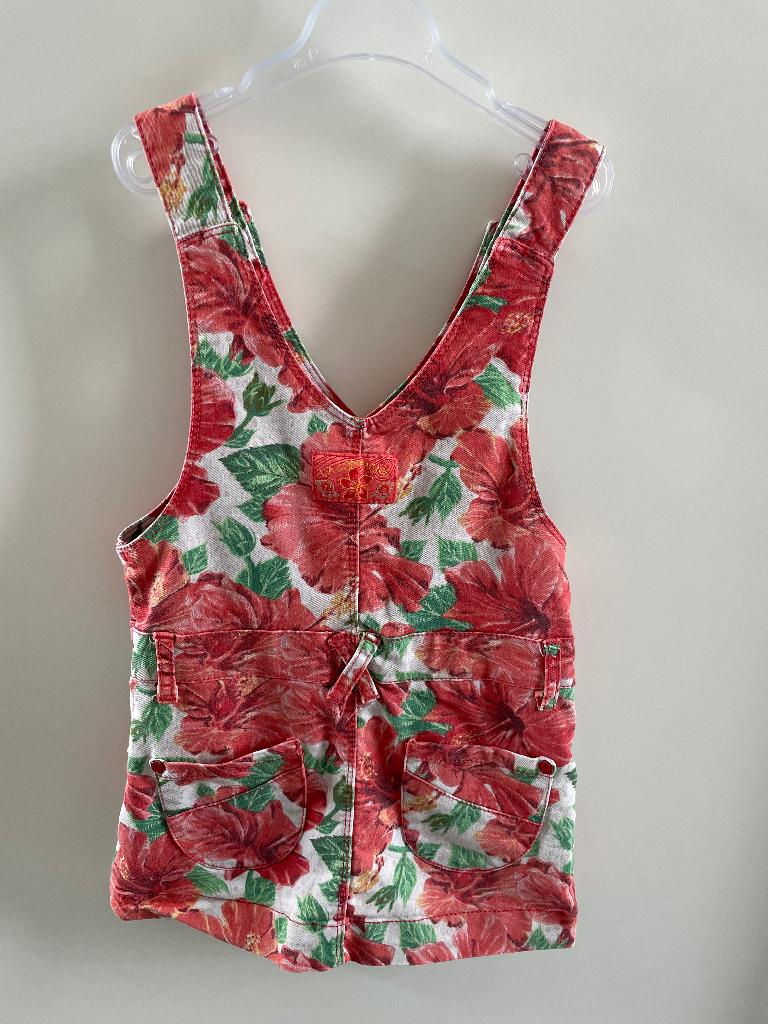 Overgooier met rode bloemen, maat 4A (4 jaar), 98/104, La Compagnie des Petits, Meisje, Ophalen of Verzenden, Zo goed als nieuw
