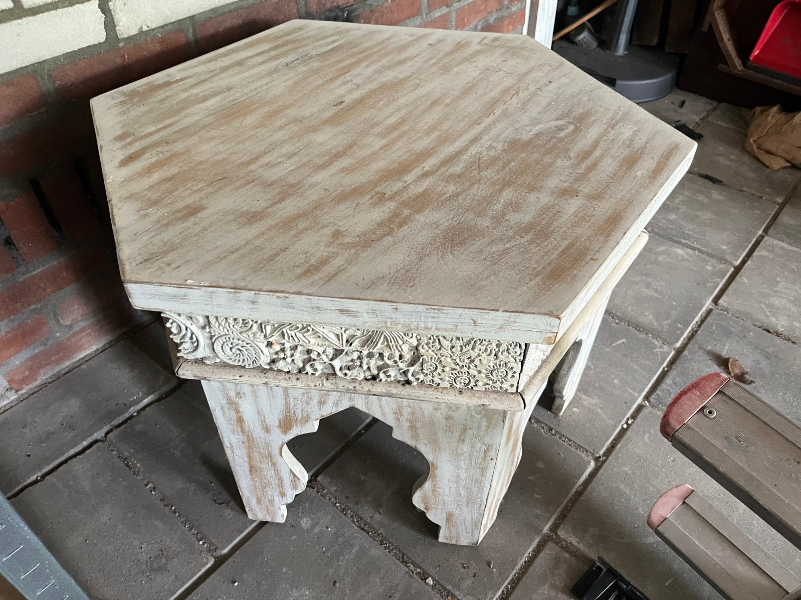Kleine opium tafel, Ophalen, Gebruikt, Rechthoekig, 50 tot 100 cm