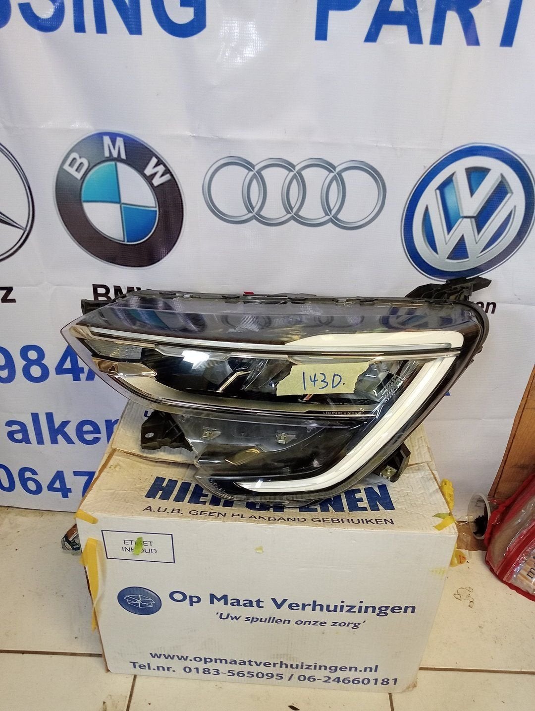 Renault Arkana Full Led High 260602566R koplamp links, Gebruikt, -, Renault, -