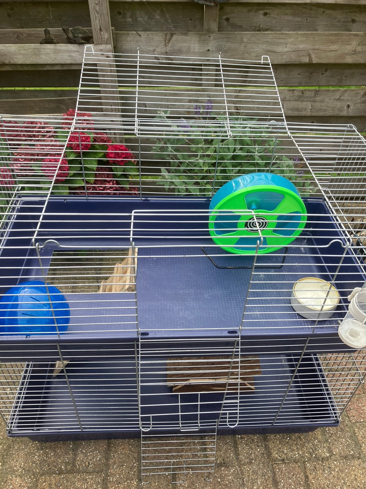 1 dubbele knaagdierkooi SAVIC,100cm lang,55cm breed,90cm ho., Ophalen, Kooi, Gebruikt, Konijn