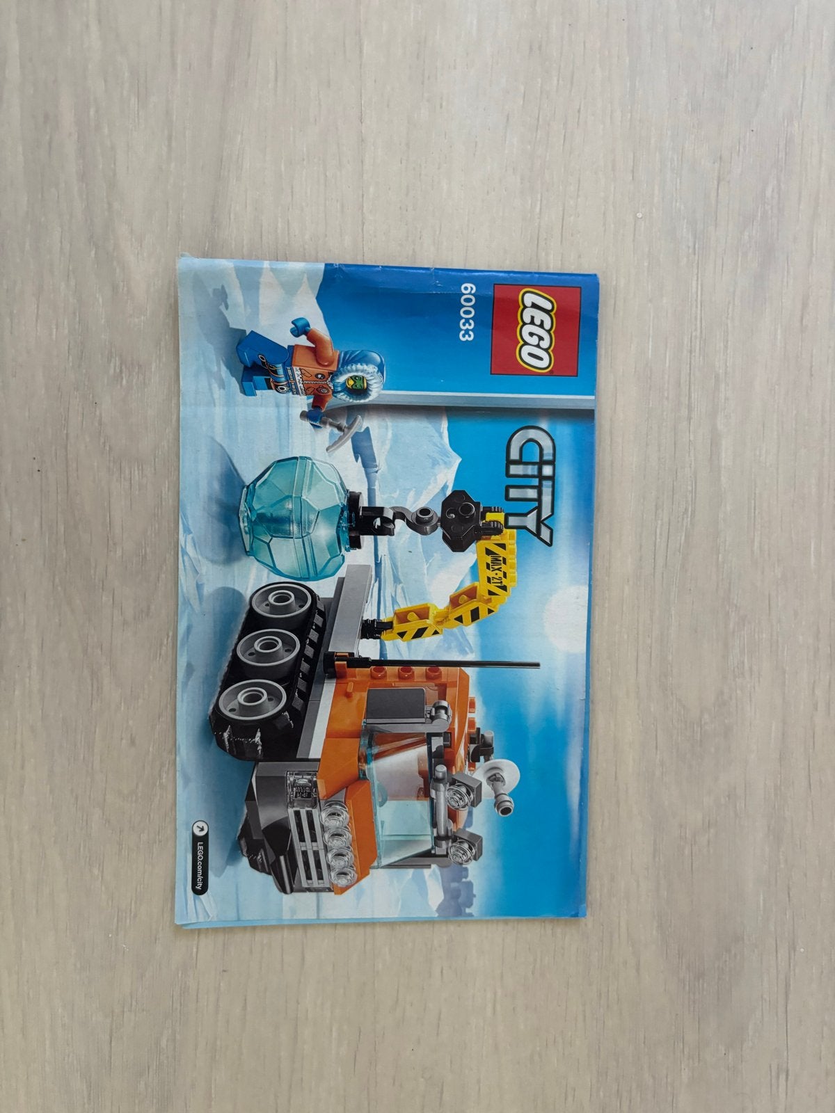 LEGO City 60033 Arctisch Rupsvoertuig met Minifiguur, Ophalen of Verzenden, Gebruikt, Overige merken
