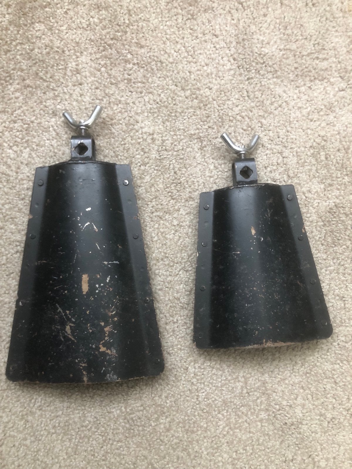 Latin Percussie Bongo Cowbell - 19 cm en 15 cm, Muziek en Instrumenten, Ophalen of Verzenden, Gebruikt, Overige soorten