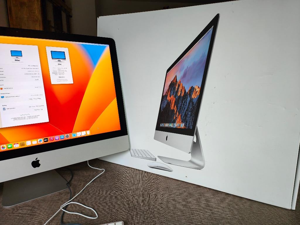 Apple iMac 27-inch Retina, i5, SSD 2TB 24GB DDR4 Nieuwstaat!, 32 GB, SSD, IMac, Ophalen of Verzenden