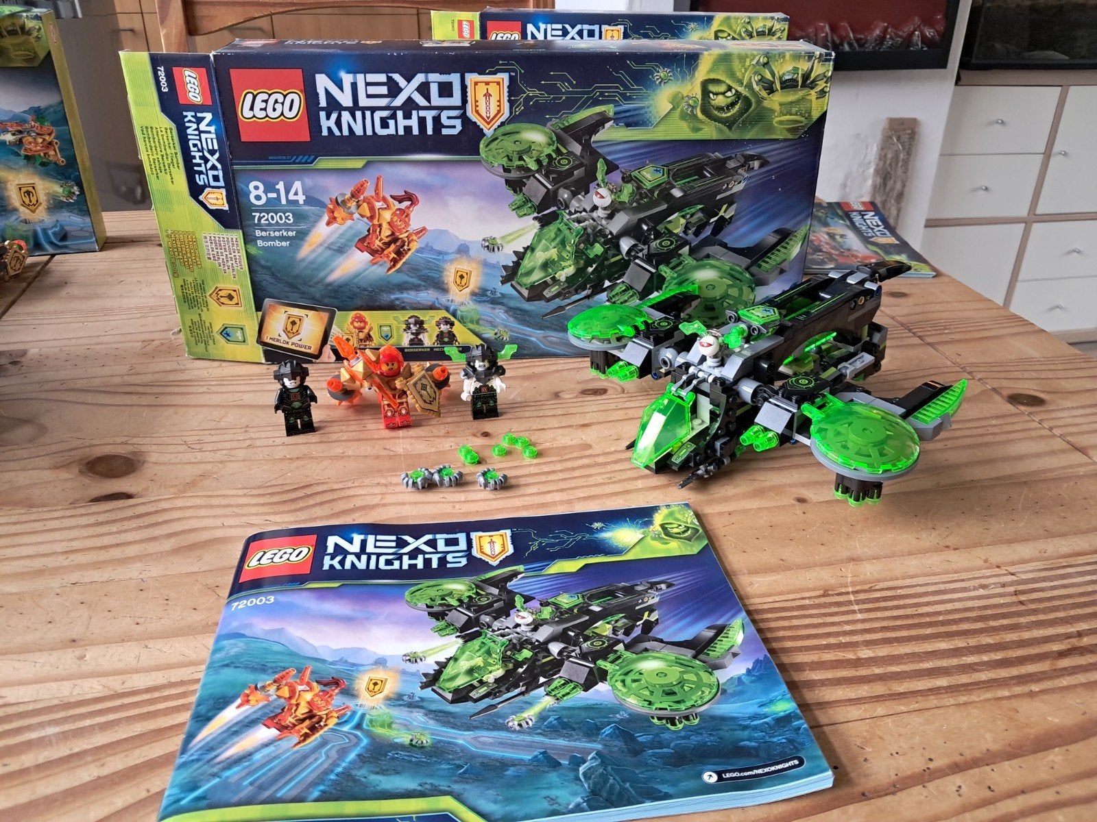 LEGO NEXO knights 72003 berserker bomber, Overige thema's, Lego, Ophalen of Verzenden, Zo goed als nieuw