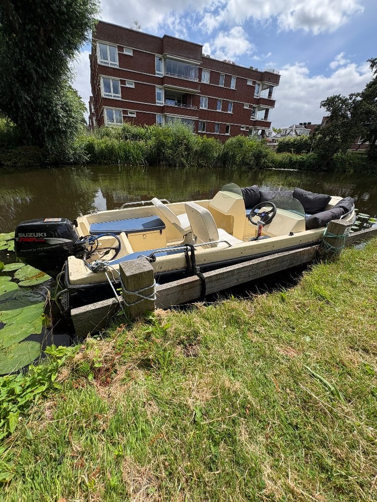 sloep, Watersport en Boten, Sloepen, Gebruikt, Grachtenboot, Afdekzeil, Anker, Antifouling, Biminitop, Elektrische start, Kussenset