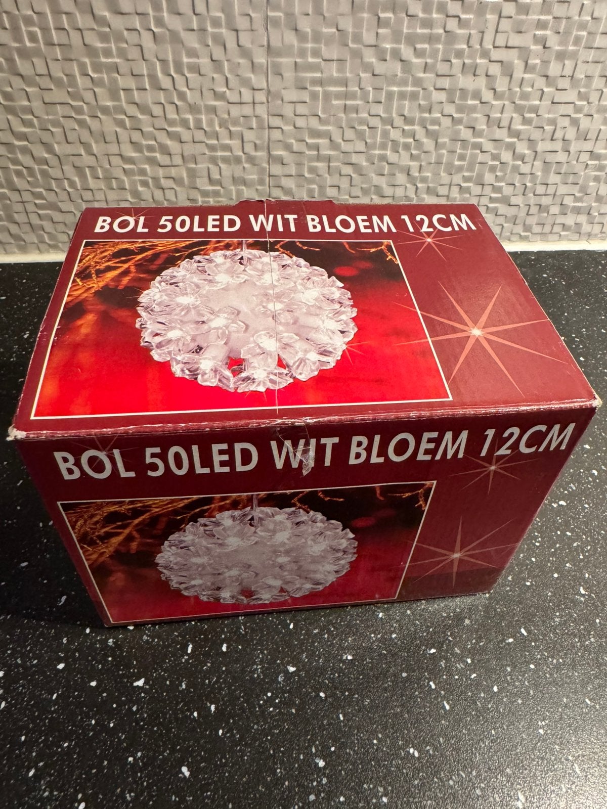 Bol 50LED Wit Bloem 12CM, Diversen, Ophalen, Gebruikt