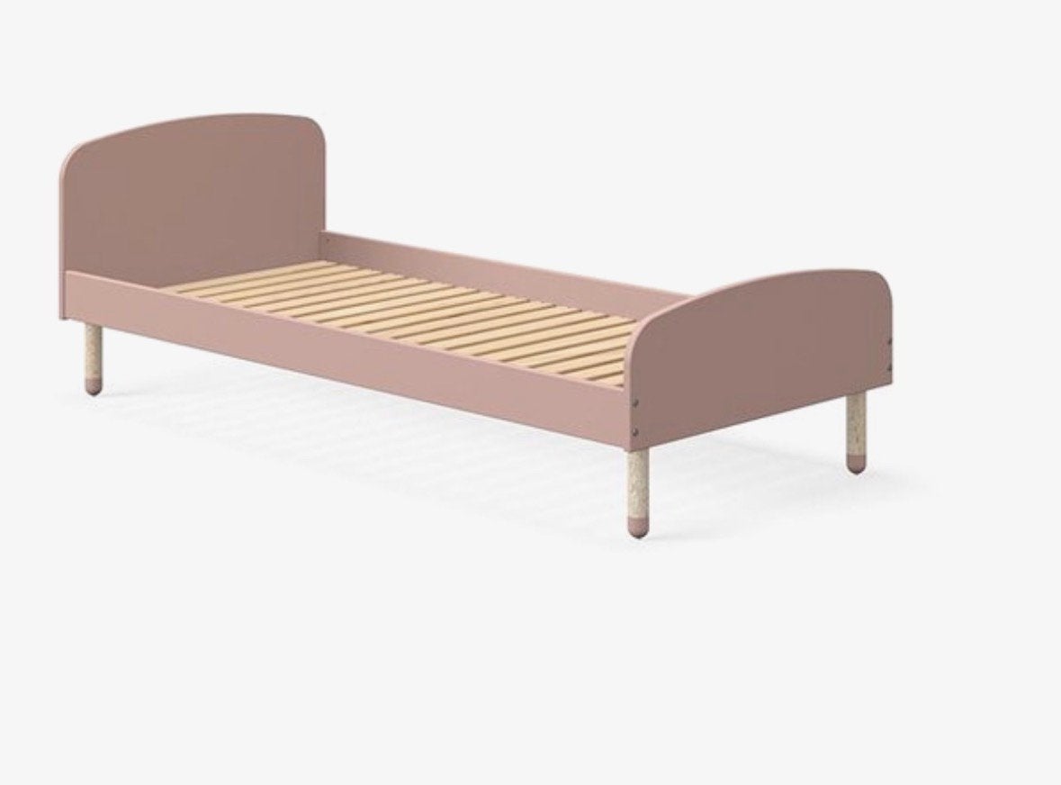 Flexa play kinderbed roze, Ophalen, Gebruikt, Lattenbodem, Minder dan 140 cm