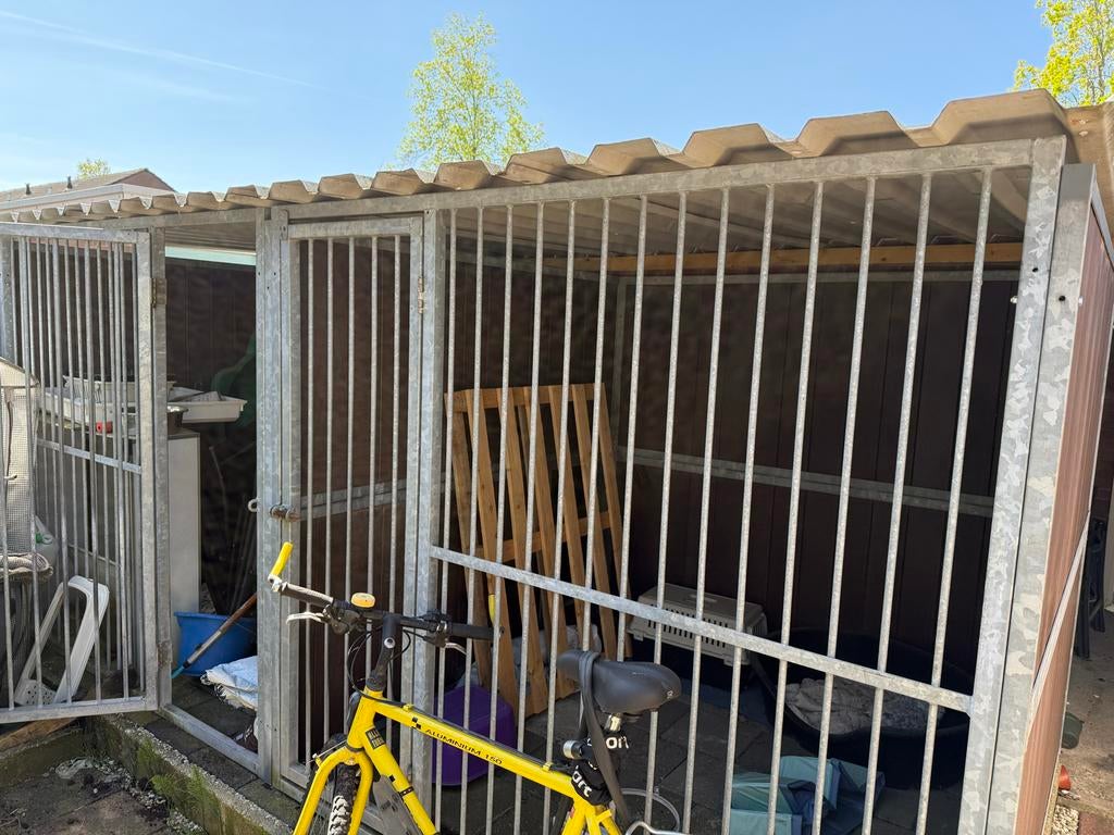 Buiten kennel, Ophalen, Hondenkennel, 110 cm of meer, 100 cm of meer