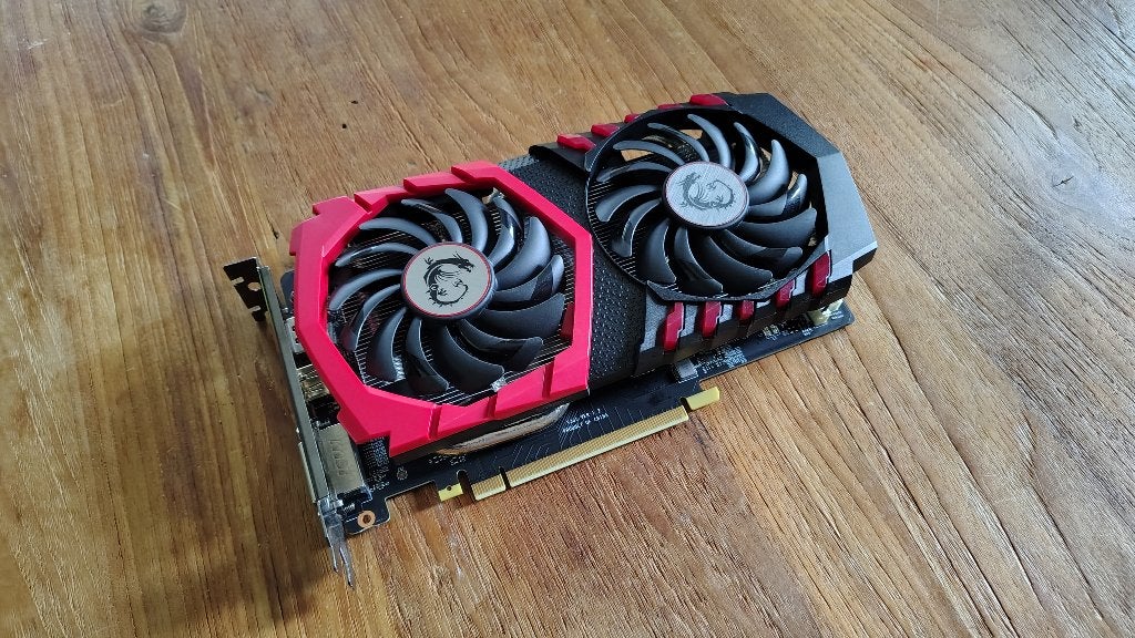 MSI NVIDIA GeForce GTX 1050, PCI-Express 3, Gebruikt, HDMI, Ophalen of Verzenden