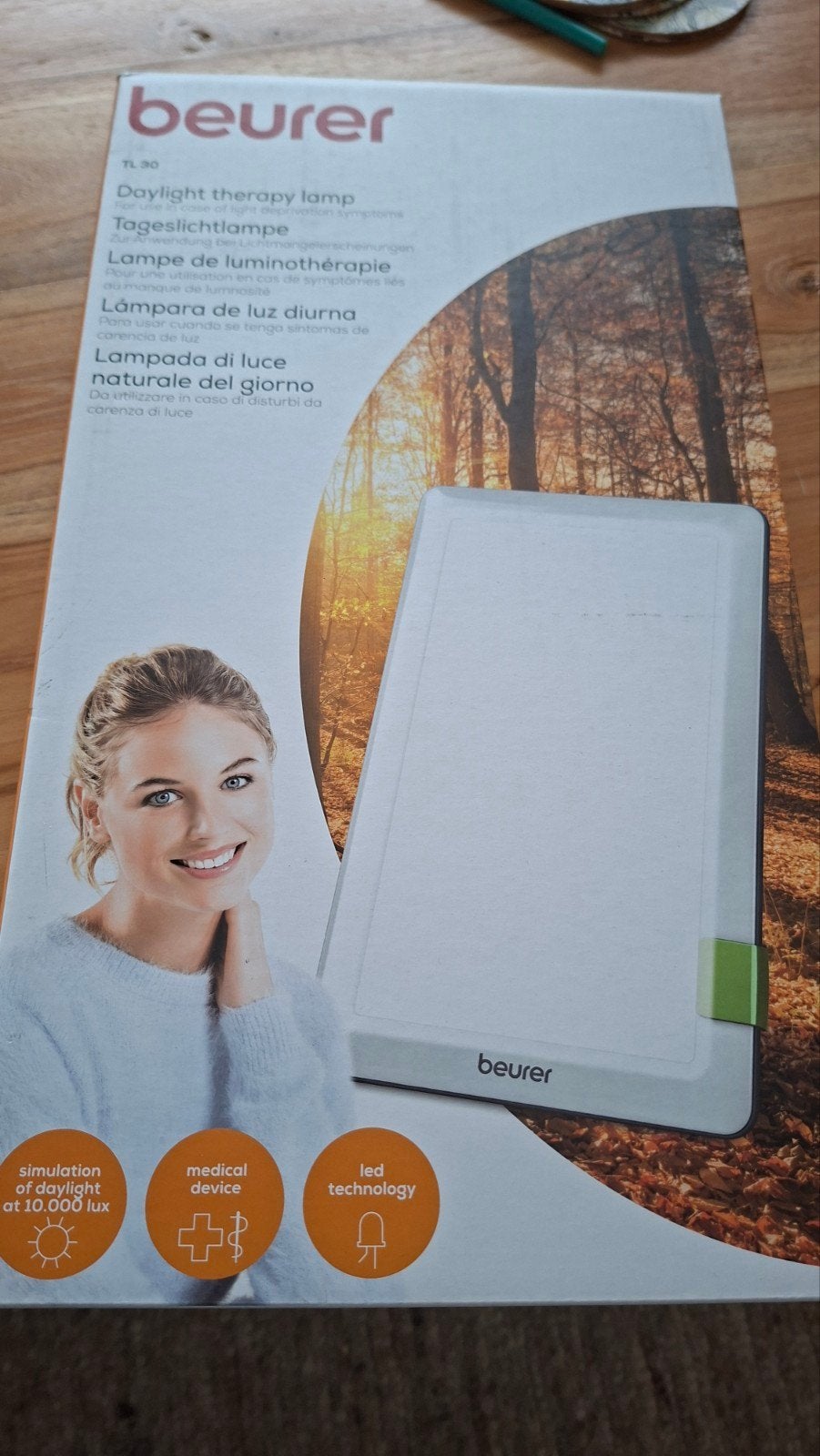 Beurer TL 30 Daglichttherapie Lamp - Compact & Effectief, Ophalen of Verzenden