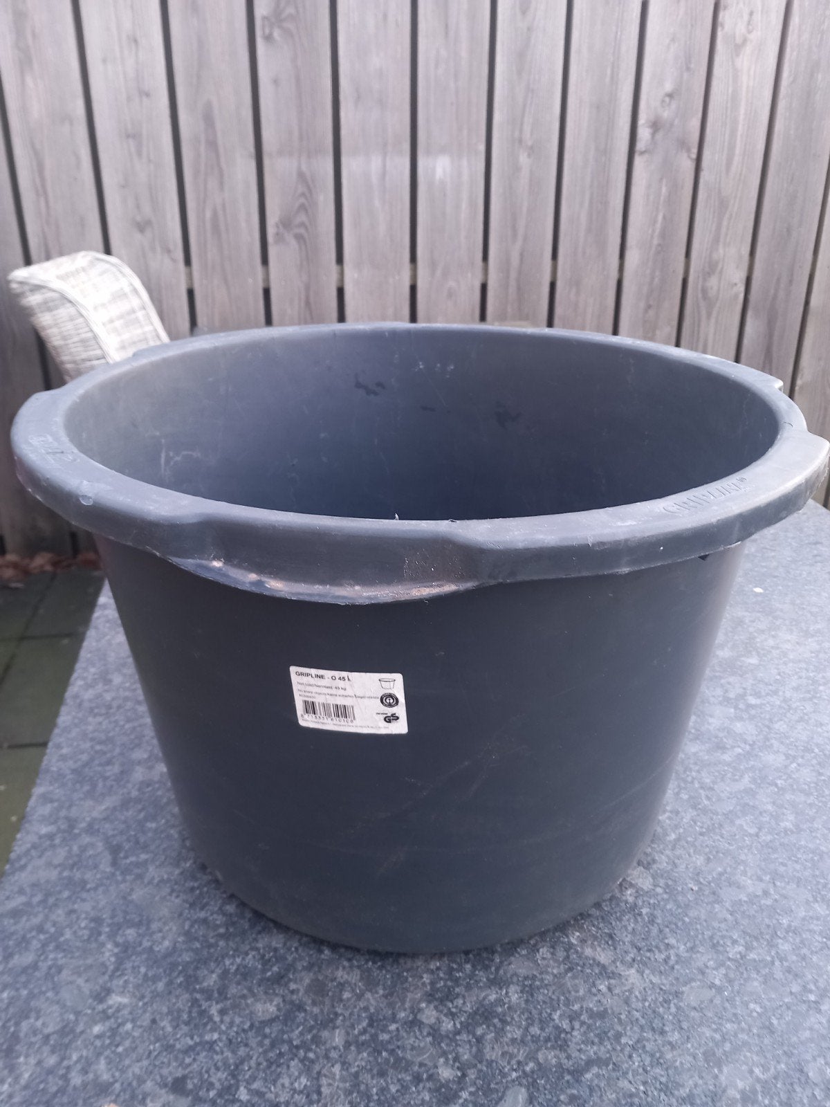 Speciekuip 45 liter, Ophalen, Kunststof, Rond, Zo goed als nieuw