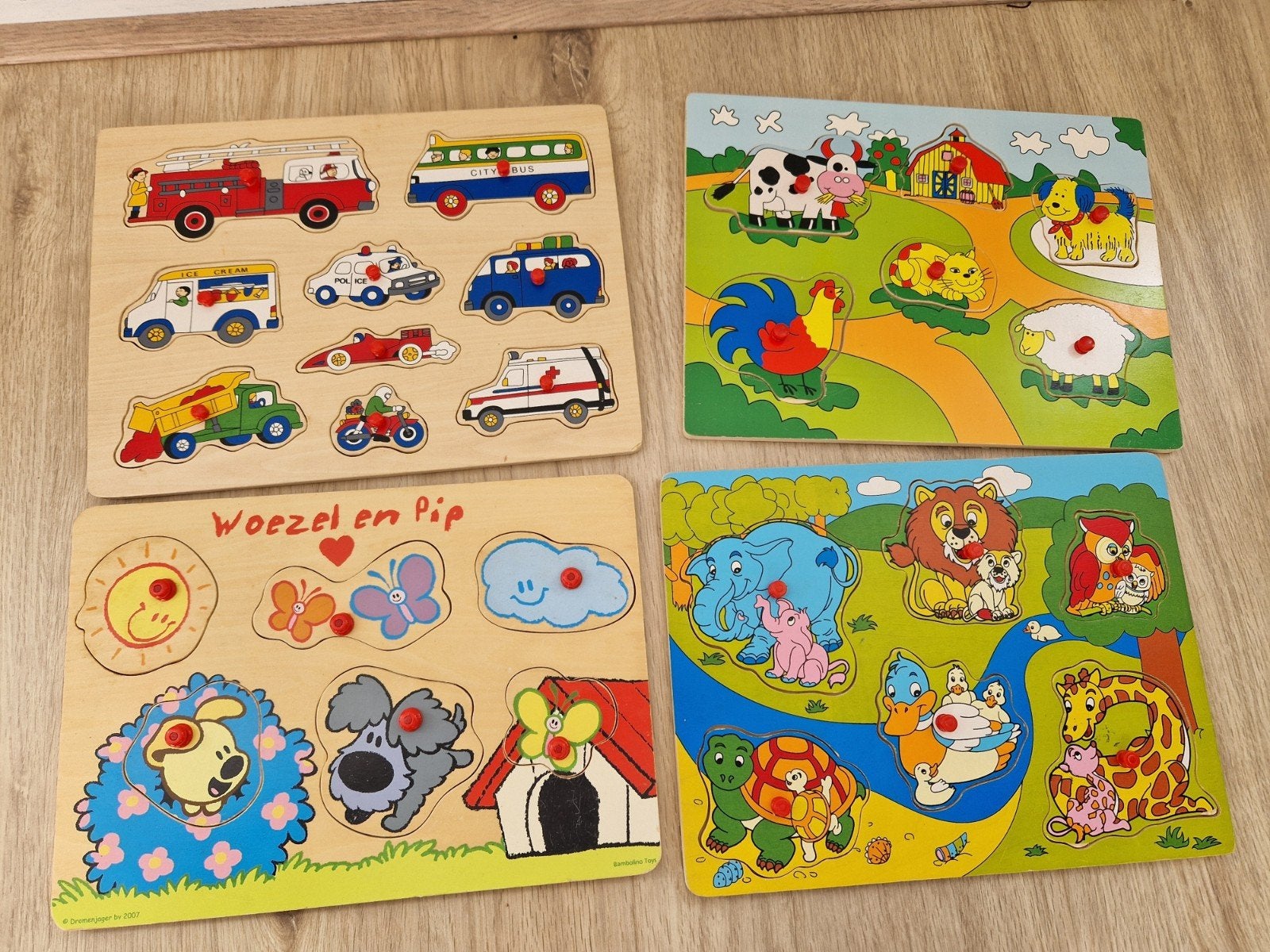 houten puzzels, Ophalen of Verzenden, Minder dan 10 stukjes, Gebruikt, 6 maanden tot 2 jaar